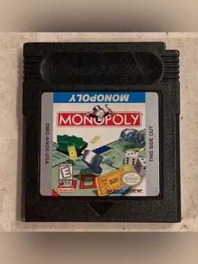 Monopoly Game Boy Game Nintendo Gameboy Authentic Tested